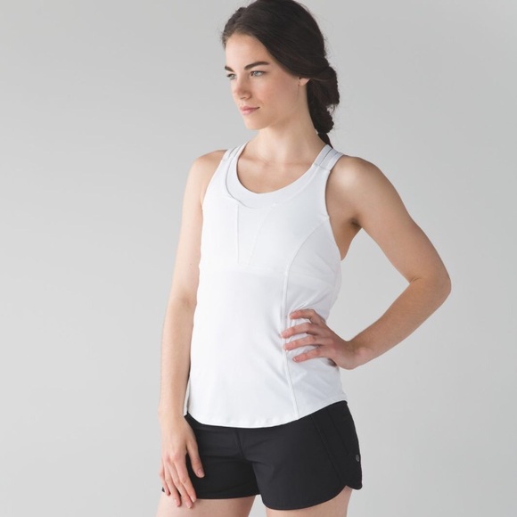 white lululemon top